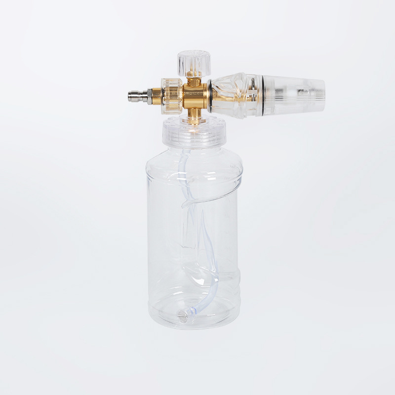 Hochdruck großer Mund weißer Schaum