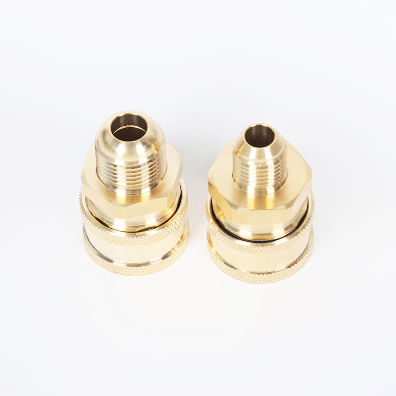 Hochdruckauto -Waschmaschinenreinigungsmaschine Kupfer 3/8 Schnellstopfen