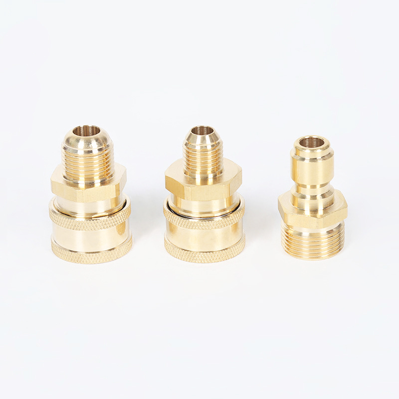 Hochdruckauto -Waschmaschinenreinigungsmaschine Kupfer 3/8 Schnellstopfen