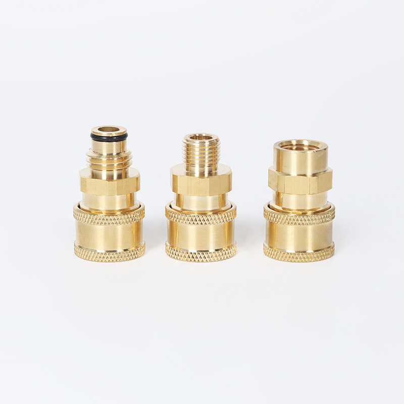 Autowaschwasserdüse Kopfumwandlung 1/4 Union Schnellstopfen