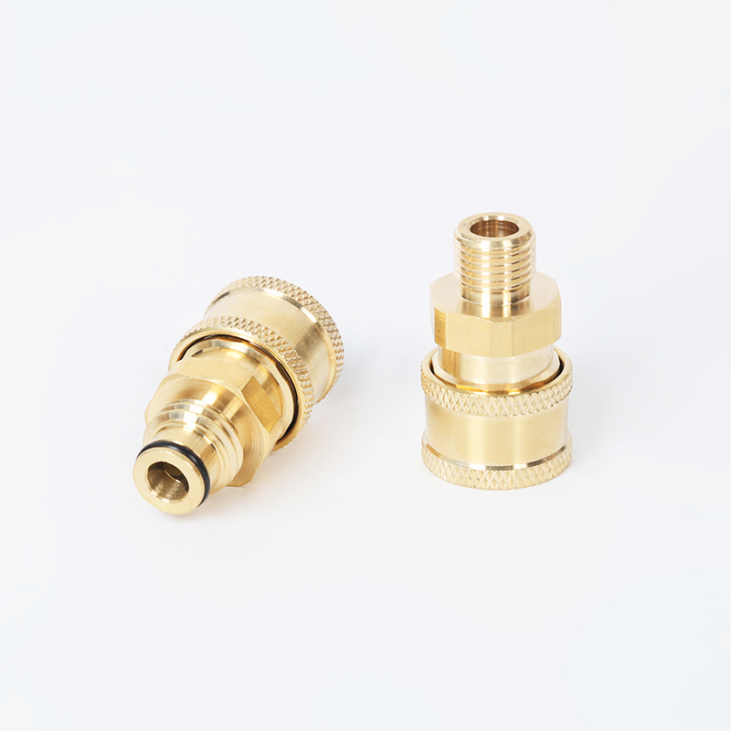 Autowaschwasserdüse Kopfumwandlung 1/4 Union Schnellstopfen