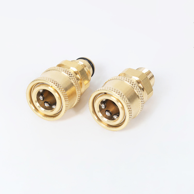 Autowaschwasserdüse Kopfumwandlung 1/4 Union Schnellstopfen