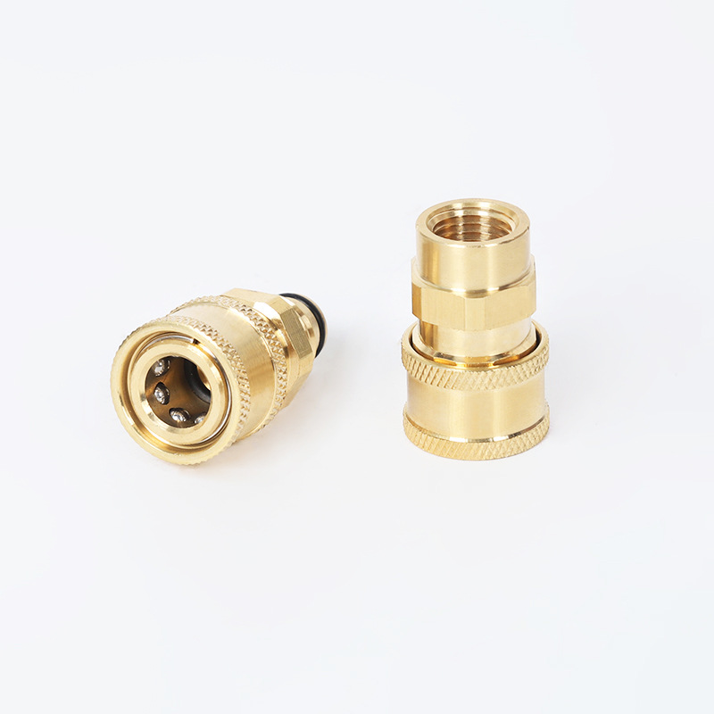 Autowaschwasserdüse Kopfumwandlung 1/4 Union Schnellstopfen