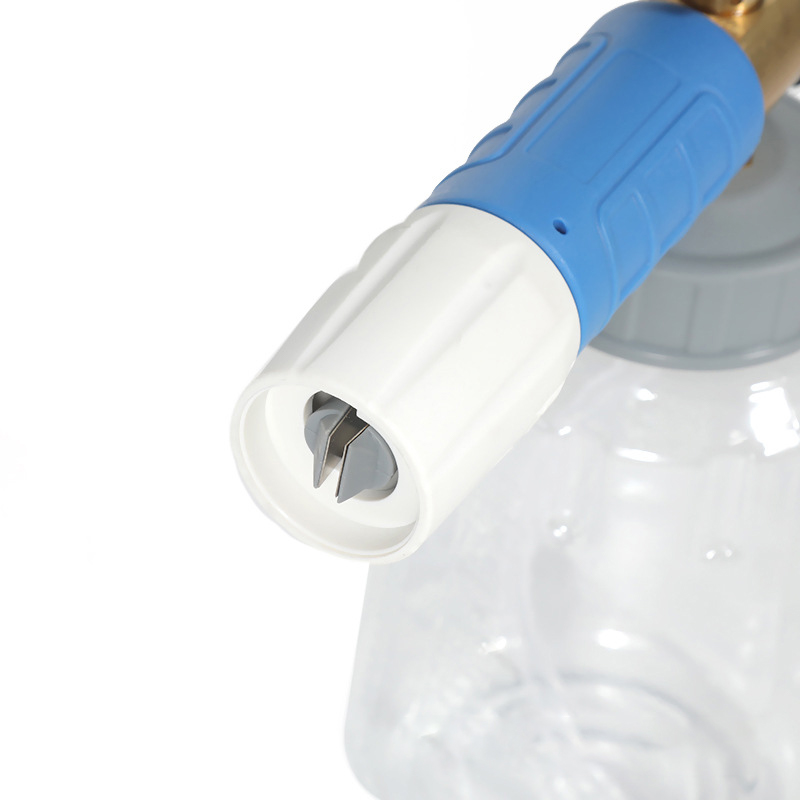 Handelsüblicher Hochdruck transparenter Autowaschanlagen Pa Topf großer Mundschaumtopf