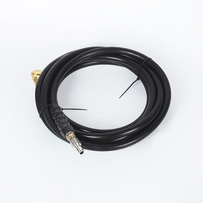 Autowaschmaschine Hochdruckwasserpistole an Abwasserschlauch angepasst