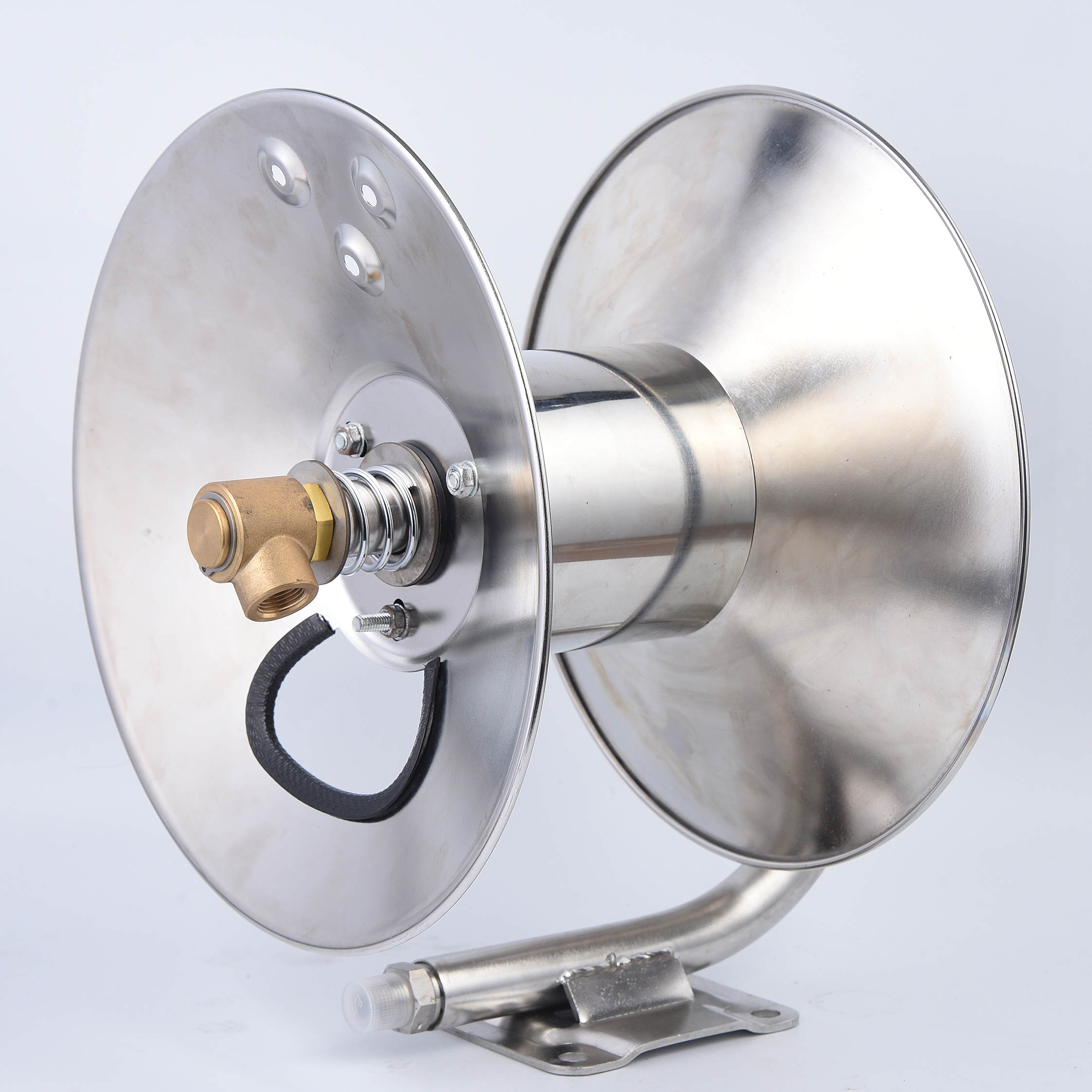 Hochdruck Edelstahl Handkurbelschlauchrolle für das Waschen des Autos